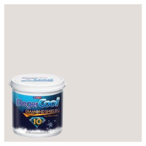 สีน้ำทาภายนอก ชนิดกึ่งเงา BEGERCOOL DIAMONDSHIELD 10 131-1 สี EBONY COAST 9 ลิตร