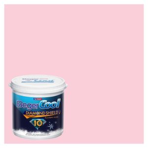 สีน้ำทาภายนอก ชนิดกึ่งเงา BEGERCOOL DIAMONDSHIELD 10 115-3 สี WHISPER OF ROSE 9 ลิตร
