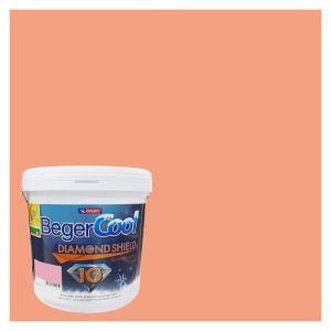สีน้ำทาภายนอก ชนิดกึ่งเงา BEGER COOL DIAMONDSHIELD 10 107-5 สี COUNTRY GARDEN 9 ลิตร
