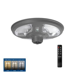 ไฟสนาม SOLAR PHILIPS BPC010 LED50/MCT 30 วัตต์ DAYLIGHT/COOL WHITE/WARM WHITE สีเทา