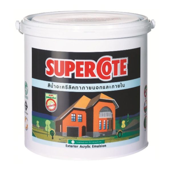 สีน้ำทาภายนอก ชนิดด้าน DULUX SUPERCOTE BASE A 3 ลิตร