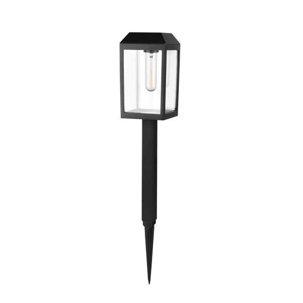 ไฟทางเดิน SOLAR PHILIPS BGS015 LED/730 T5 0.12 วัตต์ WARM WHITE สีดำ