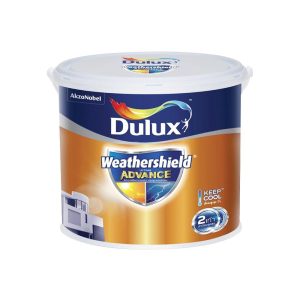 สีน้ำทาภายนอก ชนิดกึ่งเงา DULUX WEATHERSHIELD ULTIMA ADVANCE BASE A สีขาว 1 แกลลอน