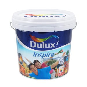 สีน้ำทาภายนอก ชนิดกึ่งเงา DULUX INSPIRE BASE A สีขาว 9 ลิตร