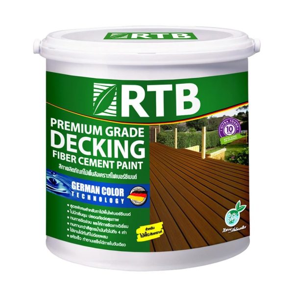 สีทาพื้นไม้ไฟเบอร์ซีเมนต์ RTB BASE A ด้าน 1 แกลลอน