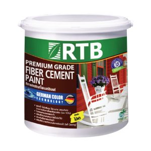 สีทาไม้ฝาไฟเบอร์ซีเมนต์ ชนิดด้าน RTB 6201 สีน้ำตาล 1 แกลลอน