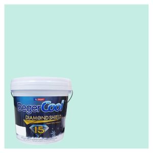 สีน้ำทาภายนอก BEGER COOL DIAMONDSHIELD 15 สี NUANCE #048-2 กึ่งเงา 9 ลิตร