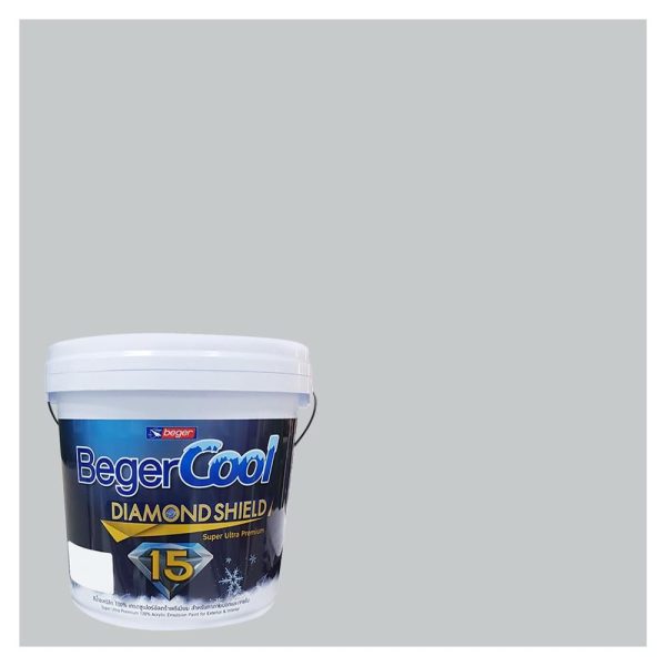 สีน้ำทาภายนอก BEGER COOL DIAMONDSHIELD 15 สี CHAPEL SPIRE #135-2 กึ่งเงา 9 ลิตร