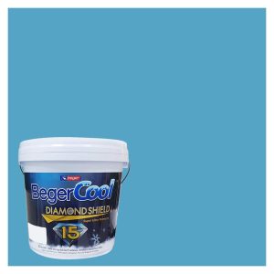 สีน้ำทาภายนอก BEGER COOL DIAMONDSHIELD 15 สี OCEAN ALLEGRA #034-5 กึ่งเงา 9 ลิตร