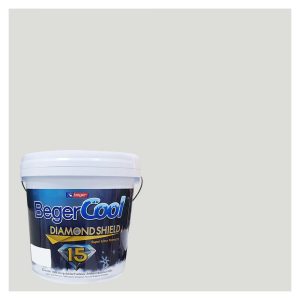 สีน้ำทาภายนอก BEGER COOL DIAMONDSHIELD 15 สี GRAND FORKS #143-1 กึ่งเงา 9 ลิตร