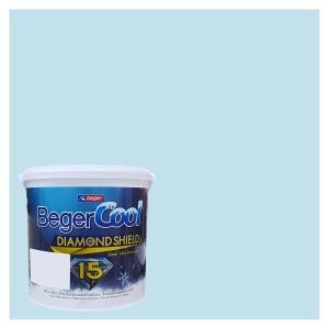 สีน้ำทาภายนอก BEGER COOL DIAMONDSHIELD 15 สี BOUNTIFUL BAY #034-2 กึ่งเงา 9 ลิตร