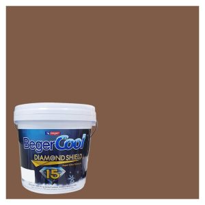 สีน้ำทาภายนอก BEGER COOL DIAMONDSHIELD 15 สี REALLY RAISIN #176-6 กึ่งเงา 9 ลิตร