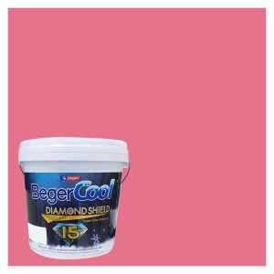 สีน้ำทาภายนอก BEGER COOL DIAMONDSHIELD 15 สี SANDY'S SMILE #115-5 กึ่งเงา 9 ลิตร