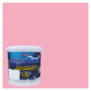 สีน้ำทาภายนอก BEGER COOL DIAMONDSHIELD 15 สี QUEEN OF ANGELS #115-4 กึ่งเงา 9 ลิตร