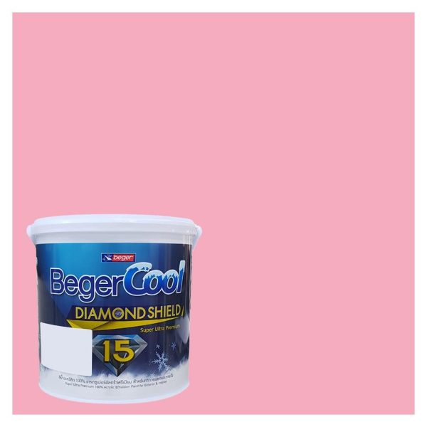 สีน้ำทาภายนอก BEGER COOL DIAMONDSHIELD 15 สี QUEEN OF ANGELS #115-4 กึ่งเงา 9 ลิตร