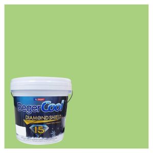 สีน้ำทาภายนอก BEGER COOL DIAMONDSHIELD 15 สี FAVORITE PLANT #064-5 กึ่งเงา 9 ลิตร