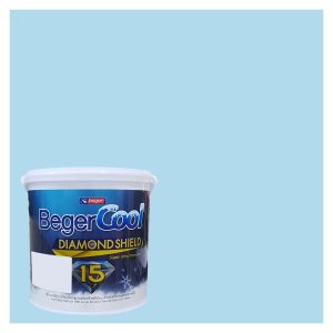 สีน้ำทาภายนอก BEGER COOL DIAMONDSHIELD 15 สี BONNIE BELLE #031-3 กึ่งเงา 9 ลิตร