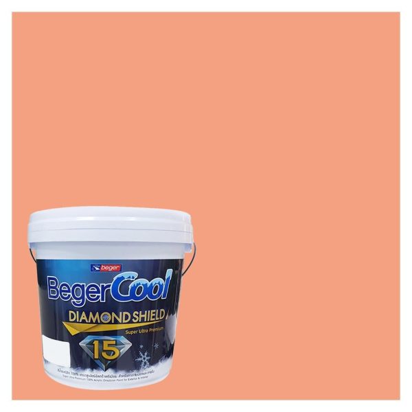 สีน้ำทาภายนอก BEGER COOL DIAMONDSHIELD 15 สี COUNTRY GARDEN #107-5 กึ่งเงา 9 ลิตร