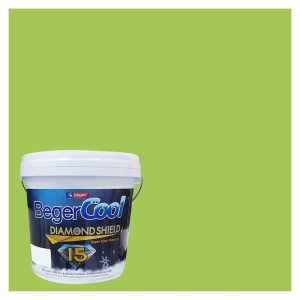 สีน้ำทาภายนอก BEGER COOL DIAMONDSHIELD 15 สี SWEET SUMMER #069-5 กึ่งเงา 9 ลิตร