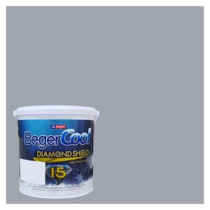 สีน้ำทาภายนอก BEGER COOL DIAMONDSHIELD 15 สี GULL WING #134-2 กึ่งเงา 9 ลิตร