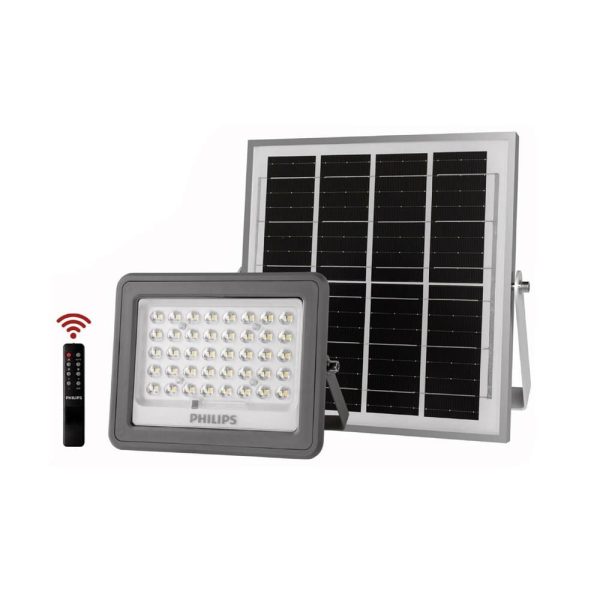 สปอตไลท์ SOLAR PHILIPS BVC080 MN 90 วัตต์ DAYLIGHT สีเทา/ดำ