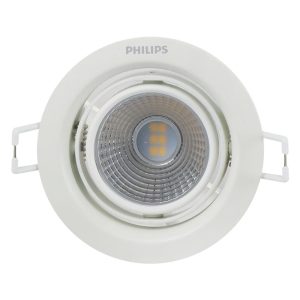 ดาวน์ไลท์ LED PHILIPS 59775 POMERON 5 วัตต์ COOLWHITE 4 นิ้ว สีขาว กลม
