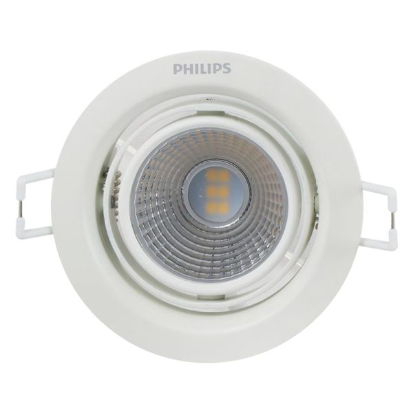 ดาวน์ไลท์ LED PHILIPS 59775 POMERON 5 วัตต์ COOLWHITE 4 นิ้ว สีขาว กลม