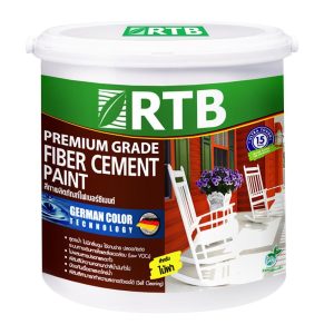 สีทาไม้ฝาไฟเบอร์ซีเมนต์ ชนิดเงา RTB BASE A สีขาว 1 แกลลอน