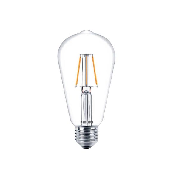 หลอด LED PHILIPS ST64 CLASSIC 4 วัตต์ WARMWHITE E27