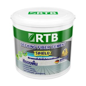 สีทารองพื้นไม้พื้นไฟเบอร์ซีเมนต์ RTB สีใส 3.6 ลิตร