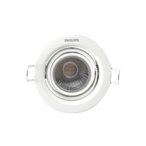ดาวน์ไลท์ LED PHILIPS 59776 POMERON 7 วัตต์ COOLWHITE 4 นิ้ว สีขาว กลม