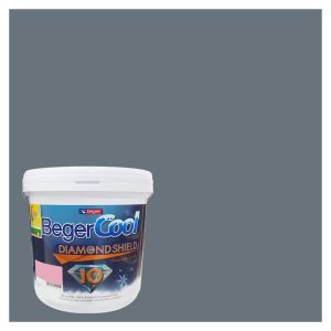 สีน้ำทาภายนอก BEGER COOL DIAMONDSHIELD 10 #136-5 สี CELESTIAL SHADOW กึ่งเงา 9 ลิตร