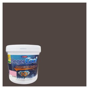 สีน้ำทาภายนอก BEGERCOOL DIAMONDSHIELD 10 #197-6 สี BURNT CHILLI กึ่งเงา 9 ลิตร