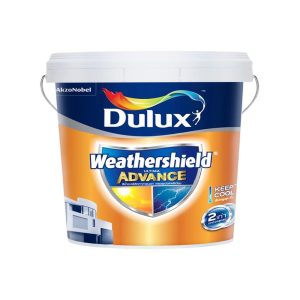 สีน้ำทาภายนอก DULUX WEATHERSHIELD ULTIMA ADVANCE กึ่งเงา 5 แกลลอน