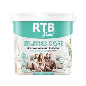 สีน้ำทาภายใน ชนิดด้าน RTB SILITEX CARE BASE A สีขาว 3.5 ลิตร
