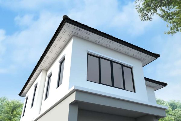 ฝ้าสมาร์ทบอร์ด เอสซีจี รุ่นระบายอากาศ ขนาด 60X120X0.4 ซม. สีซีเมนต์ - Image 2