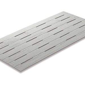 ฝ้าสมาร์ทบอร์ด เอสซีจี รุ่นลายไม้ระบายอากาศ ขนาด 60X120X0.4 ซม. สีซีเมนต์