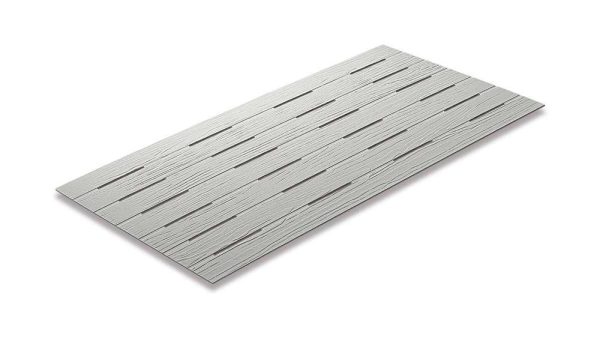 ฝ้าสมาร์ทบอร์ด เอสซีจี รุ่นลายไม้ระบายอากาศ ขนาด 60X120X0.4 ซม. สีซีเมนต์