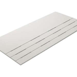 ฝ้า สมาร์ทบอร์ด เอสซีจี รุ่นเซาะร่องระบายอากาศครึ่งแผ่น ขนาด 60x120x0.4 ซม. สีซีเมนต์