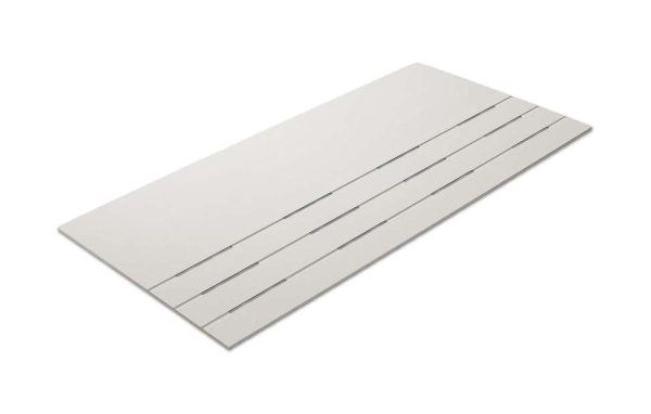 ฝ้า สมาร์ทบอร์ด เอสซีจี รุ่นเซาะร่องระบายอากาศครึ่งแผ่น ขนาด 60x120x0.4 ซม. สีซีเมนต์