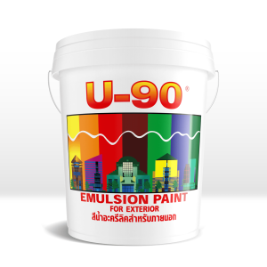 U-90 สีน้ำอะครีลิค สำหรับภายนอก