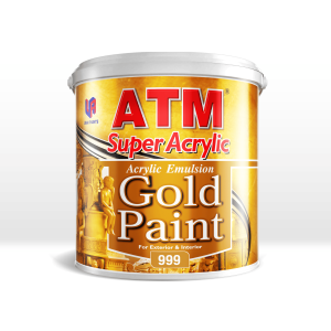 เอทีเอ็ม สีทองคำสูตรสีน้ำอะครีลิค เบอร์ 999