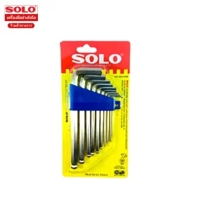 Solo ประแจหกเหลี่ยม หัวบอล แบบยาว รุ่น 909 มม. (10 ชิ้น/ชุด)